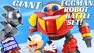 Sonic the Hedgehog Giant Eggman Robot Battle Set 30th Anniversary [upl. by Bonar]