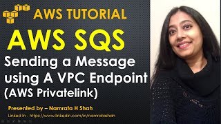 AWS Tutorial  AWS SQS  Sending a Message using A VPC Endpoint AWS Privatelink  Part 6 of 7 [upl. by Eniamrahs74]