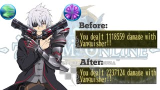 How to DOUBLE the VANQUISHER Damage Toram Online [upl. by Kilian]