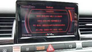 Checking Audi MMI sofware version for Bluetooth compatibility [upl. by Htaeh]