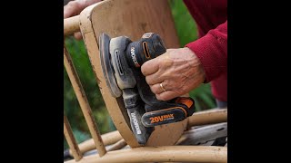 WORX 20V Cordless Detail Sander  WX822 [upl. by Fortna908]