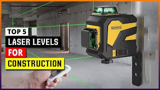 Top 5 Best Laser Levels For Construction in 2024 [upl. by Eirised19]