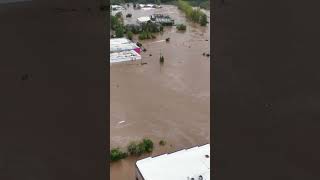 Massive flooding from Hurricane Helene leaves Asheville North Carolina underwater [upl. by Sulohcin]