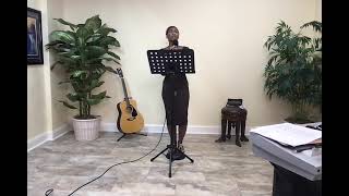 Nafaika Harriott singing quotIm Your Baby Tonightquot clip [upl. by Eidnam293]