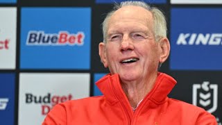 Master coach Wayne Bennett on the move [upl. by Haukom]