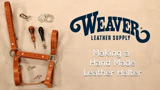 Making a Leather Horse Halter [upl. by Vasilek]