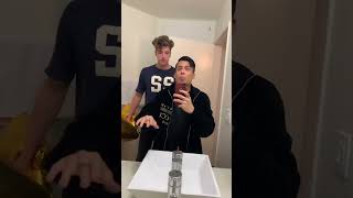 Helium Beatbox challenge 😂😂 spencerx beatbox comedy joeyklaasen shorts [upl. by Idna207]