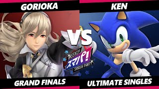 Sumapa 161 GRAND FINALS  KEN Sonic Vs Gorioka Corrin Smash Ultimate  SSBU [upl. by Howard]