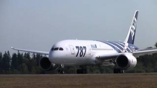 ANA 787 Takeoff [upl. by Aryhs]