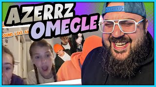 First Time Watching Singing Reactions on OMEGLE Azerrz Reaction [upl. by Dnumyar490]