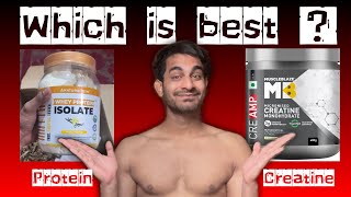 Protein or Creatine  which should you give more priority [upl. by Aloisia]