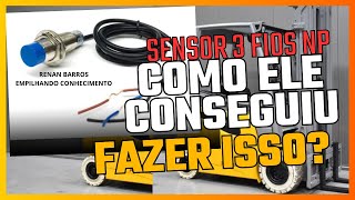 COMO JUMPEAR SENSOR da EMPILHADEIRA  SENSOR INDUTIVO 3 FIOS [upl. by Uni359]