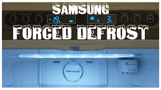 How To Force Defrost on a Samsung RF263 Fridge [upl. by Sydel]