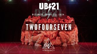 TwoFourSeven  Ultimate Brawl XXI 2024 VIBRVNCY Front Row 4K [upl. by Kriste]