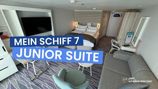 Mein Schiff 7  Junior Suite strahlt in neuem Design [upl. by Mharg260]