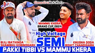 Pakki TibiBijli Bathinda amp Shmabhu Vs MammuRohit Chandigarh amp Khusha Cosco Cricket Mania [upl. by Yordan]