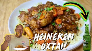 Heineken Oxtail Stew with Gungo Peas amp Rice [upl. by Foote]