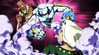 Weather Report vs Jumpin Jack Flash  Jojo’s Bizzare Adventure Stone Ocean [upl. by Eeleak]