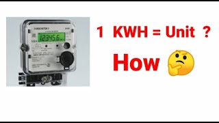 Kwh  unit  how to calculate electrical consumption  meter [upl. by Anahsor]