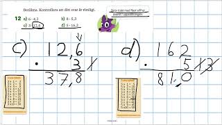 Matte Direkt 5A kapitel 3 del 2 Multiplikation med uppställning [upl. by Roee]