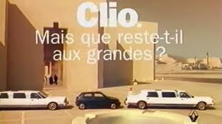 Renault Clio quotpas assez cher mon filsquot quotmais que restetil aux grandesquot Pub Tv 1997 30s [upl. by Ruphina932]