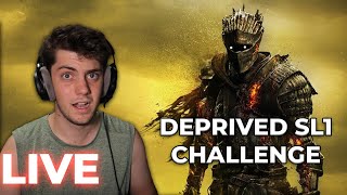 LIVE Dark Souls 3 Deprived SL1 Challenge [upl. by Therine701]