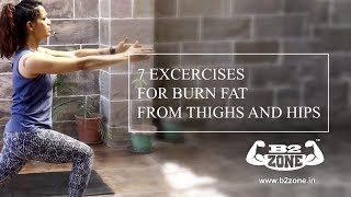 7 Effective Exercises to lose inches from Thighs and Hips  Ritu Medtwal [upl. by Aij353]