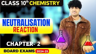 Neutralisation reaction  acids bases and salts  class 10 chemistry 202425 ncert book [upl. by Aileda]