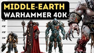 MiddleEarth Characters as Warhammer 40000  How would it look [upl. by Iroak]