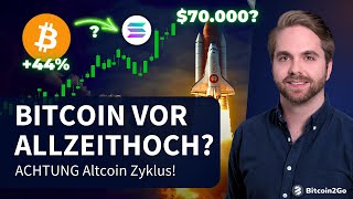 Bitcoin Allzeithoch noch vor Halving  ACHTUNG Altcoin Zyklus beginnt von vorne [upl. by Deck]