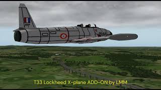 1948 T33 Lockheed X plane ADD ON by LMM with Clipchamp [upl. by Kipton]