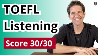 TOEFL Listening Tips for a Score 30 [upl. by Anuahsat]