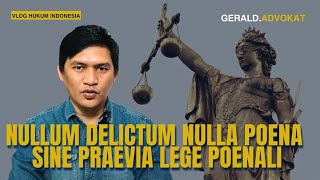 Nullum Delictum Nulla Poena Sine Praevia Lege Poenali [upl. by Vinny]