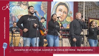 PADRE BADOGLIO junto a la Banda Kénosis en concierto Juvenil en la CAPILLA CLINICA DEL ALMA [upl. by Llenoj15]