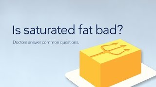 Is saturated fat bad [upl. by Parnell782]