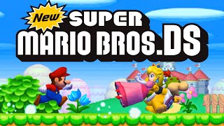 New Super Mario Bros DS HD  Full Game 100 Walkthrough [upl. by Lehteb]