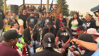 Krazy Creek  Sioux Valley Pow Wow 2024 6 pushup contest [upl. by Yedsnil]