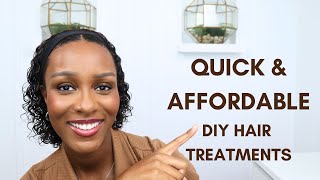 5 DIY Hair Treatments  GREAT for Fine Type 4 Natural Hair [upl. by Sapers]