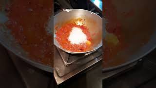 cooking and snacks tips 😋 Tomato chutney viral video khejur Aamsotto Tomato chutney [upl. by Yelsha38]