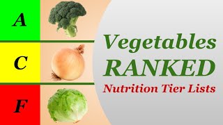 Nutrition Tier Lists Vegetables [upl. by Trixy823]