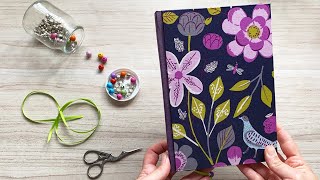 ASÍ CREO un CUADERNO Artesanal 📚​  Encuadernación  Scrapbooking [upl. by Shiller]