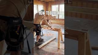 How to build a sawhorse with 2quotX4quot [upl. by Gnilrets]