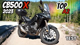 ESSAI HONDA CB 500 X 2023 UN ROADSTER TYPÉ TRAIL LA MOTO PARFAITE [upl. by Nytsrik587]