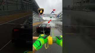 Race with Lamborghini car trending viralshorts viralvideo [upl. by Aicela]