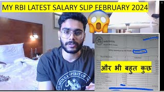 My RBI Latest Salary Slip February 2024 II My Reserve Bank Of India Latest salary slip of Feb 2024 [upl. by Areid879]