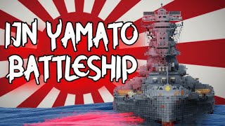 IJN YAMATO CLASS BATTLESHIP 151 Scale  Timelapse amp Cinematic Showcase [upl. by Dalia]