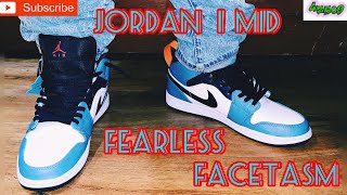 Jordan 1 Mid Fearless quotFACETASMquot [upl. by Tak818]