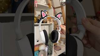 diy headphone cat ears 🐈 [upl. by Adamok]