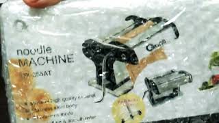 Review Noodle Machine Oxone OX355AT  Alat Pembuat Pasta Gilingan Manual Mie Dan Molen 😍 👍 [upl. by Ahtebbat]