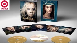 Les Misérables Target Exclusive Deluxe Gift Set BlurayDVD Unboxing  2012 [upl. by Elleiram]